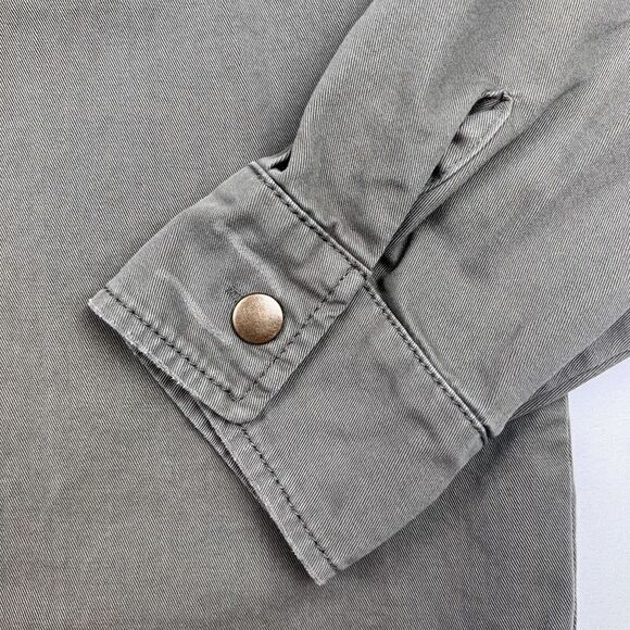 Stepforward Large Clemson Embroidered 100% Cotton Army Green Long Sleeve Top - Picture 6 of 9